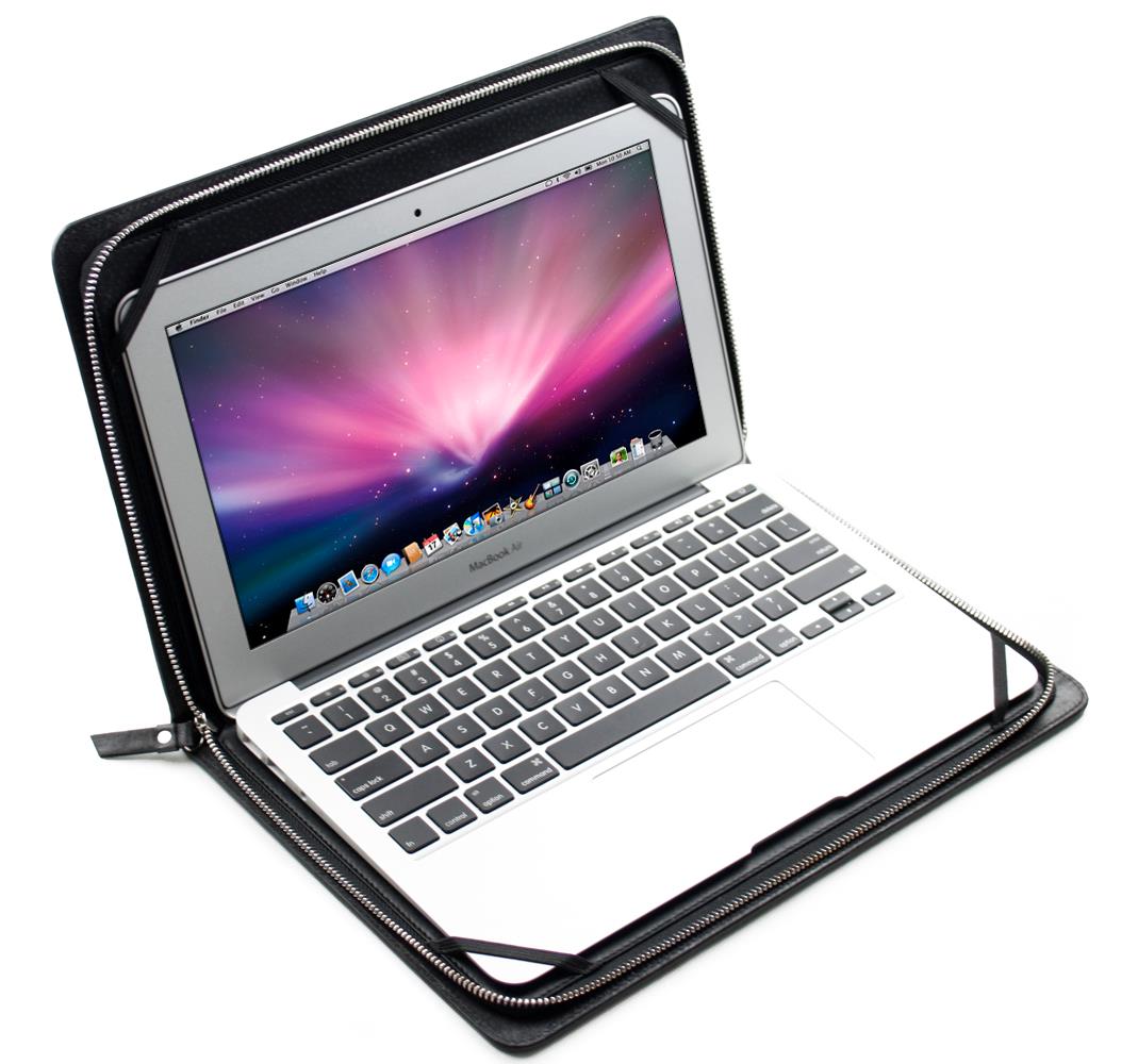 124047 Jivo Technology JI-1253 Jivo Executive skinn sleeve til MacBook Air 11&quot; - sort